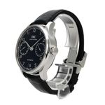 IWC Portuguese Automatic IW500703 (2017) - Black dial 42 mm Steel case (3/8)