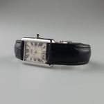 Cartier Tank 2416 (2002) - Silver dial 22 mm Silver case (4/8)