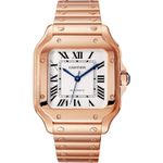 Cartier Santos WGSA0031 (2024) - Zilver wijzerplaat 35mm Roségoud (1/1)