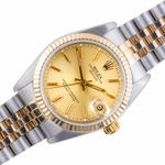 Rolex Datejust 31 68273 (1988) - Champagne dial 31 mm Gold/Steel case (1/8)