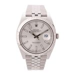 Rolex Datejust 41 126334 (2024) - Zilver wijzerplaat 41mm Staal (1/4)