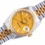 Rolex Datejust 36 16233 (1991) - 36 mm Gold/Steel case (1/7)