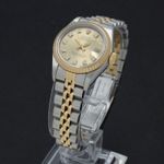 Rolex Lady-Datejust 69173 (1989) - Gold dial 26 mm Gold/Steel case (5/7)