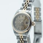 Rolex Lady-Datejust 69173 (1985) - Champagne wijzerplaat 26mm Goud/Staal (3/8)