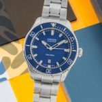 Union Glashütte Belisar D009.907.11.047.00 (Unknown (random serial)) - Blue dial 45 mm Steel case (3/8)