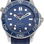 Omega Seamaster Diver 300 M 210.32.42.20.03.001 (2022) - Blue dial 42 mm Steel case (2/5)