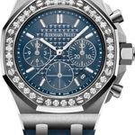 Audemars Piguet Royal Oak Offshore Lady 26231ST.ZZ.D027CA.01 (2024) - Blauw wijzerplaat 37mm Staal (1/8)