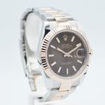 Rolex Datejust 41 126331 (2022) - Brown dial 41 mm Gold/Steel case (6/7)