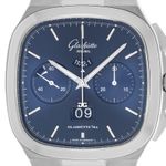 Glashütte Original Senator Chronograph Panorama Date 1-37-02-08-02-70 (2025) - Blue dial 40 mm Steel case (1/7)