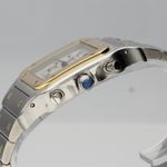 Cartier Santos Galbée 2425 (2000) - Silver dial 29 mm Gold/Steel case (8/8)