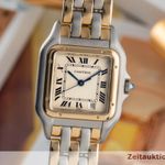 Cartier Panthère 110000R (Unknown (random serial)) - Silver dial 27 mm Gold/Steel case (3/8)