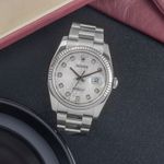 Rolex Datejust 36 116234 (2009) - Silver dial 36 mm Steel case (1/8)