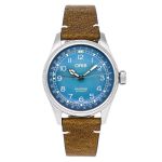 Oris Miles Tonneau 01 754 7779 4065-Set (2023) - Blauw wijzerplaat 38mm Staal (3/3)