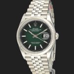 Rolex Datejust 36 126234 (2026) - Green dial 36 mm Steel case (1/8)
