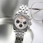 Breitling Chronomat 41 AB0144 (2014) - Zwart wijzerplaat 41mm Staal (1/8)