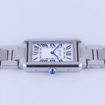 Cartier Tank Solo 3169 (2016) - Wit wijzerplaat 27mm Staal (4/6)