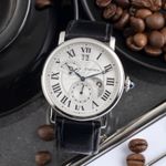 Cartier Rotonde de Cartier W1556368 (Onbekend (willekeurig serienummer)) - Zilver wijzerplaat 42mm Staal (1/8)