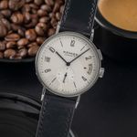 NOMOS Tangomat GMT 637 (Unknown (random serial)) - White dial 40 mm Steel case (3/8)