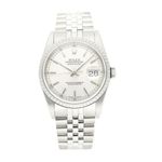 Rolex Datejust 36 16220 (1992) - Silver dial 36 mm Steel case (1/8)