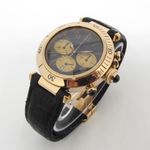 Cartier Pasha C 0960 1 (Unknown (random serial)) - Black dial 38 mm Yellow Gold case (5/5)