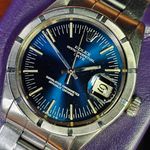 Rolex Oyster Perpetual Date 1501 (1969) - Blue dial 34 mm Steel case (1/5)