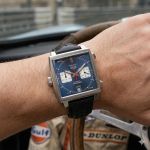 TAG Heuer Monaco Calibre 11 CAW211P.FC6356 (2015) - Blue dial 39 mm Steel case (2/8)