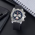 Breitling Chronomat GMT AB0413B9/BD17 (Unknown (random serial)) - Black dial 47 mm Steel case (1/8)