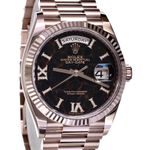 Rolex Day-Date 36 128235 (2021) - Black dial 36 mm Rose Gold case (6/8)
