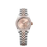 Rolex Lady-Datejust 279381RBR (2024) - Gold dial 28 mm Steel case (1/1)