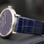 A. Lange & Söhne Saxonia 205.086 (2022) - Blue dial 39 mm White Gold case (4/7)