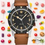 Longines Skin Diver L2.822.4.56.2 (2024) - Zwart wijzerplaat 42mm Staal (1/8)