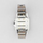 Cartier Santos Galbée 1567 (2018) - White dial 24 mm Gold/Steel case (7/8)