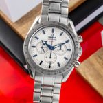 Omega Speedmaster Broad Arrow 321.10.42.50.02.001 (Onbekend (willekeurig serienummer)) - Zilver wijzerplaat 42mm Staal (3/8)