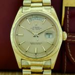 Rolex Day-Date 1806 (1965) - Champagne dial 36 mm Yellow Gold case (1/8)