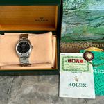 Rolex Air-King 14000 (1999) - Black dial 34 mm Steel case (5/8)