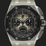 Audemars Piguet Royal Oak Offshore Chronograph 26420SO.OO.A600CA.01 (2024) - Beige wijzerplaat 43mm Staal (3/8)