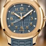 Patek Philippe Aquanaut 5269R-001 (2024) - Blue dial 39 mm Rose Gold case (8/8)