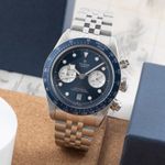 Tudor Black Bay Chrono 79360B (Unknown (random serial)) - Blue dial 41 mm Steel case (1/8)