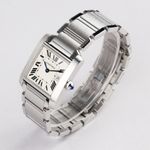 Cartier Tank Française W51011Q3 (2018) - Silver dial 25 mm Steel case (4/8)