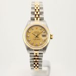 Rolex Lady-Datejust 69173 (1993) - Yellow dial 26 mm Gold/Steel case (1/8)