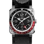 Bell & Ross BR 03 BR0393-BL-ST/SCA (2024) - Zwart wijzerplaat 43mm Staal (2/3)