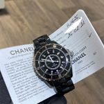 Chanel J12 H1626 (2021) - Black dial 38 mm Ceramic case (1/1)