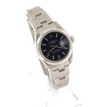 Rolex Oyster Perpetual Lady Date 69160 (1997) - Blauw wijzerplaat 26mm Staal (1/6)