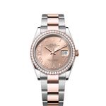 Rolex Datejust 36 126281RBR (2024) - Goud wijzerplaat 36mm Staal (1/1)