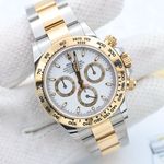 Rolex Daytona 116503 (Onbekend (willekeurig serienummer)) - Wit wijzerplaat 40mm Goud/Staal (3/8)