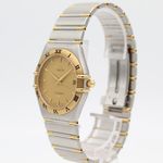 Omega Constellation 1312.1 (2000) - Champagne dial 33 mm Gold/Steel case (4/8)