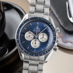 Omega Speedmaster Professional Moonwatch 3565.80.00 (Onbekend (willekeurig serienummer)) - Blauw wijzerplaat 42mm Staal (3/8)