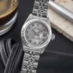 Rolex Lady-Datejust 79174 (1999) - Silver dial 26 mm Steel case (3/8)