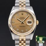 Rolex Datejust 36 116233 (2009) - 36mm Goud/Staal (1/8)