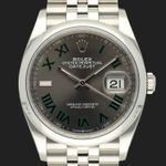 Rolex Datejust 36 126200 (2021) - Grey dial 36 mm Steel case (3/8)